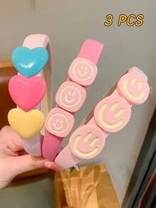 5pcs/3pcs/2pcs/1pc Teen Cute Macaron Color Headbands, High-Quality Minimalist Hair Accessories Suitable For Home, School, Party, Travel, Great Gift For Teen - Multicolor - View 2