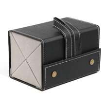 Multifunctional Glasses Case - Large Capacity Leather Glasses Storage Box, High-End Multi-Compartment Sunglasses, Optical Glasses, Eyeglasses Case, Portable Travel Accessory, Wall Mount