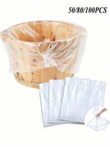 50/80/160 Stücke Fußbad Beutel, Fußwanne Liner tragbare Badbasis Beutel, Plastik Pediküre Spa Beutel, dünne große Fußbad Liner Pediküre Liner für Fußpediküre Spa Hotel Zuhause Nutzung, Fußpflege Werkzeuge, Fußbäder & Spa Zubehör, Fußeinweichbeutel für Reisen, dünne große klare Füße Einweichen Bad Plastikfolien für Pediküre Spa Beauty Salon Hotel Zuhause Nutzung
