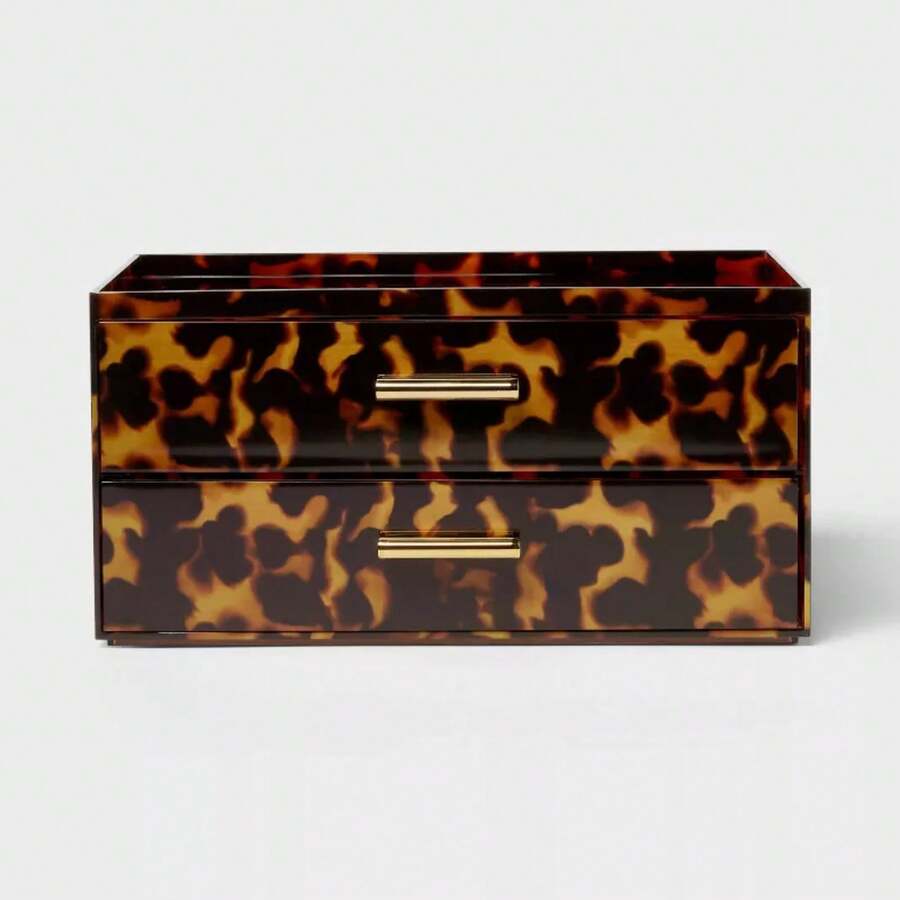 Leopard Print Stacking Drawers - Threshold ™ - 1 - 查看 1