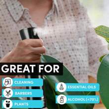 1pc High-Pressure Spray Bottle, Simple Washing Liquid Dispenser For Bathroom, Cleaning Spray Bottle, Fine Mist Face Mister, Mini Alcohol Disinfecting Spray Bottle, Toner Container, Bathroom Spray Bottle - Multicolor - View 5