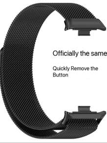 Orologio Redmi Compatible 5 3 Active Metal Single Ring in acciaio inossidabile con cinturino magnetico a coulisse RedMi Watch 5 e 3 Lite