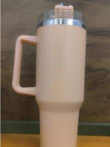 Thermal Bottle With Straw 1200mL - 米色 - 查看 1