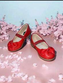 zapatos para niñas elegantes y cómodos - Rojo - Ver 2