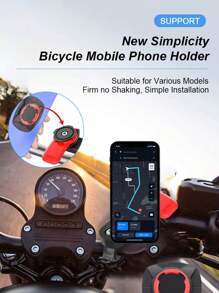 Rotatable Motorcycle/Electric Bicycle Handlebar Universal Phone Holder