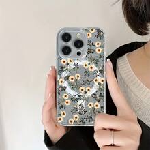 Compatible con phone 16 Pro, 15/14 Plus, 13/12/11 Pro. Nueva funda magnética transparente de acrílico con diseño clásico y resistente. Funda de alta calidad para hombres y mujeres. - Colores mixtos 1 - Ver 8