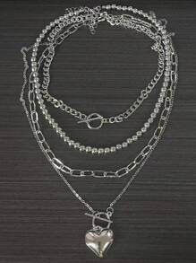 4pcs Vintage Chic Punk Unique Boho OT Star Heart Bracelet Set For Woman Daily Vacation Music Festival Anniversary Gift Couple's Gift,Gift For Her