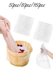 50/80/160 Stücke Fußbad Beutel, Fußwanne Liner tragbare Badbasis Beutel, Plastik Pediküre Spa Beutel, dünne große Fußbad Liner Pediküre Liner für Fußpediküre Spa Hotel Zuhause Nutzung, Fußpflege Werkzeuge, Fußbäder & Spa Zubehör, Fußeinweichbeutel für Reisen, dünne große klare Füße Einweichen Bad Plastikfolien für Pediküre Spa Beauty Salon Hotel Zuhause Nutzung