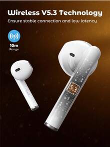 无线耳机，无线耳机，耳机，耳塞，无线蓝牙耳机，立体声降噪，蓝牙 5.30，高清音乐，长续航 - 查看 4