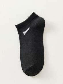 20/10/5/1 Pair Of Men's Short Socks, Invisible Socks,With Double Thread Anti Slip Design,White Socks,Black Socks,Low Cut Ped Socks,Ankle Socks, Moisture Wicking, Soft And Breathable, Suitable For Business And Leisure, Home And Sports, College Style, All Seasons For Daily Wear,Random Colors - Multicolor - View 5
