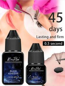 1/2/3 件 5ml/12ml 无味无刺激假睫毛胶水，持久牢固 - 黑色 - 查看 2