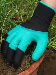 1pair Of Gardening Gloves - Waterproof, Puncture Resistant, Claw Shaped Design, Wear-Resistant, Suitable For Digging, Weeding, And Planting. Gardening Tools. Garden Labor Gloves.