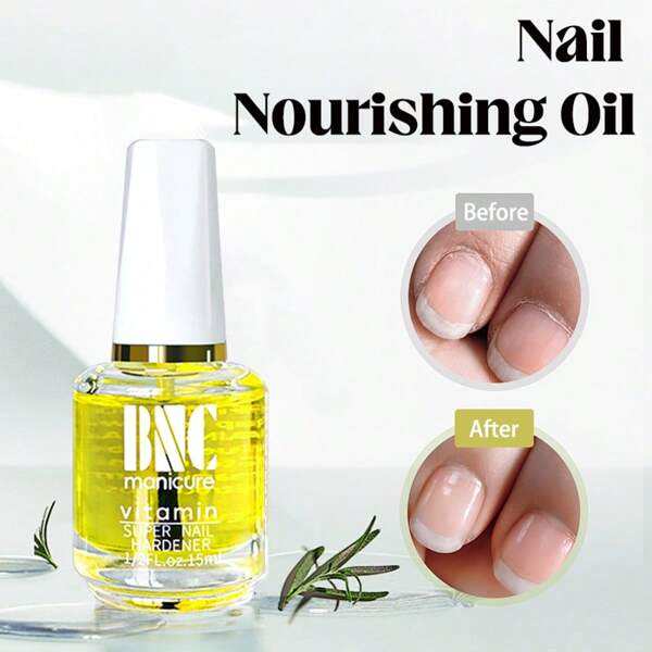 CHARMFORYOU Aceite nutritivo de uñas con vitamina E - Proporciona hidratación intensiva para uñas secas y quebradizas, fortalece la estructura de la uña, suaviza las cutículas, fórmula no grasa y de rápida absorción