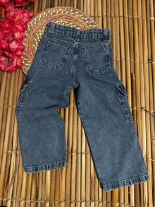WOMEN'S WIDE LEG CARGO PANTS FOR CHILDREN ON - Multicolor - View 2