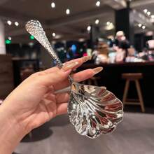 ملعقتان ذهبيتان لتقديم طعام رمضان، ملعقة تقديم من الفولاذ المقاوم للصدأ سميكة، ملعقة خلط، ملعقة أرز، ملعقة شوربة، استخدام المنزل/المطعم/فندق الحفلات