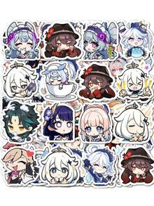 100pcs Cartoon Waterproof Phone Stickers, Fridge Magnets, Luggage Stickers