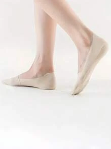6 Pairs Women Solid Soft Lightweight Low Cut No Show Socks, Comfortable Low Ankle Socks, Candy Colors Invisible Socks, Ladies Compression Socks