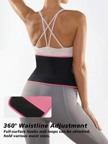 VBOSI Centură de talie din neopren unisex pentru femei și bărbați, 1 bucată - Centură reglabilă pentru slăbire, pentru susținere a abdomenului, la sală și pentru uz zilnic