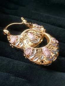 1 Pair Elegant Drop Earrings For Women For Wedding Engagement Anniversary Party Jewelry Valentine's Day Gift - 1# - View 3