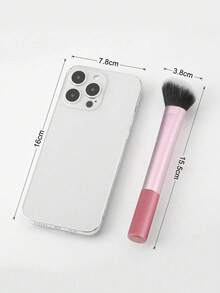 1支基础轮廓化妆刷，适用于脸颊、额头、下颌线、鼻子——晕染、加深轮廓、定妆。兼容粉状、液状、膏状化妆品，可用作粉底刷、遮瑕刷、腮红刷、轮廓刷、修容刷、散粉刷、粉底刷、腮红刷。 - 粉色 - 查看 3