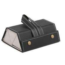 Multifunctional Glasses Case - Large Capacity Leather Glasses Storage Box, High-End Multi-Compartment Sunglasses, Optical Glasses, Eyeglasses Case, Portable Travel Accessory, Wall Mount