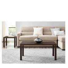 Mainstays Parsons Coffee Table, Walnut - Coffee Brown - View 4