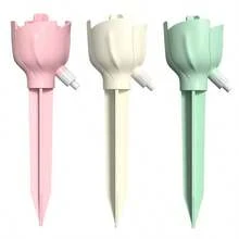 10pcs New Water Drop Slouchy Automatic Plant Watering Device, Adjustable Indoor Flower Pot Self-Watering Dripper, Suitable For Trips - Multicolor - View 8