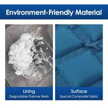 Hailicare Compresă rece și caldă autoabsorbantă din rășină polimerică multi-grilă, 13x22 inch, pentru protecție a spatelui, utilizată pentru relaxarea spatelui, reutilizabilă, genunchi, picior, gât, umăr, șold, compresă rece, compresă caldă, pernă autoabsorbantă pentru spate, potrivită atât pentru vară, cât și pentru iarnă