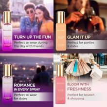 Hkr4492 Luxury Perfumes For Women Set 4x20ml Woman Perfume With DATE SENORITA GLAM ROSE Vanilla Perfume With Floral Sweet Musk Arabian Perfume For Women Cologne Perfume Gift Set - as pic - View 5
