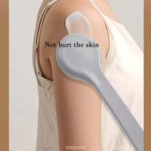 [مطبق جسم إرجونومي] مطبق لوشن الجسم إرجونومي | فرشاة ظهر ذات مقبض طويل مع وسادة إسفنجية، لا تحتاج إلى بطاريات، رائع لتطبيق الجسم بعد الاستحمام، أدوات العناية بالبشرة