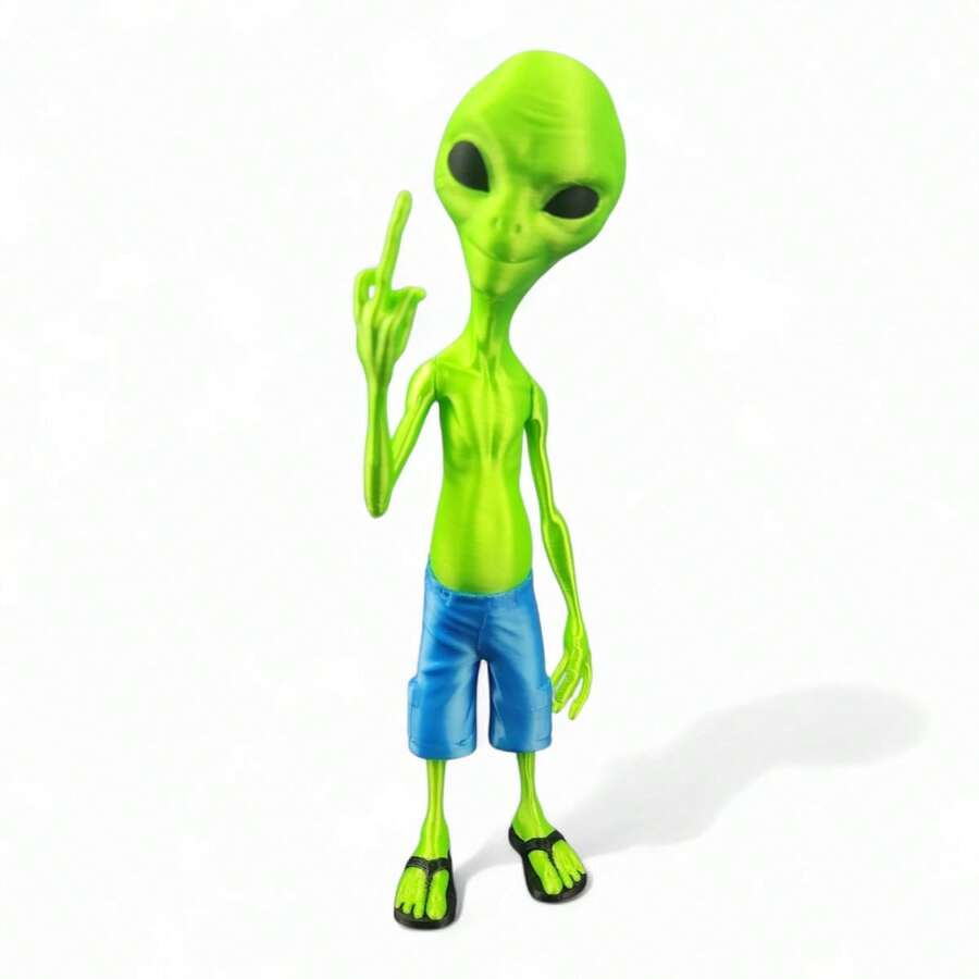 Alien Doll 19 Cm Extraterrestrial Other Models Available Alien Decoration Gifts Gift - 藍色 - 查看 1