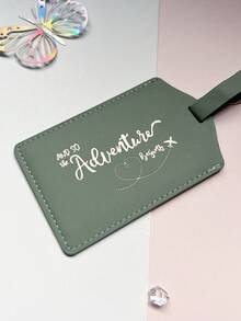 2件套时尚简约护照夹行李牌套装便携式护照套带卡槽行李登机牌标签适用于旅行和飞行男女旅行配件