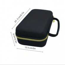 Caja de almacenamiento rígida portátil para arrancador de vehículos, organizador de batería de emergencia portátil para exteriores (solo caja de almacenamiento)