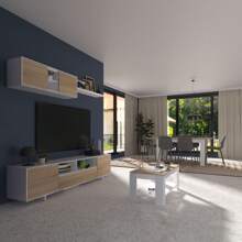 Duehome Pacote de sala de estar com mesa de centro Kenzo Plus V1