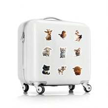 50pcs Realistic Cartoon Animal Stickers, PVC Glossy Self-Adhesive Decals, Suitable For Decorating Cups, Luggage, Skateboards, Guitars, Tablets, Phones, Notebooks, Stationery, Planner For Adults And Teenagers, School Supplies,Back To School