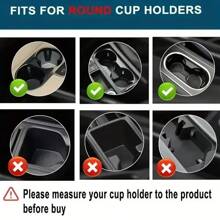 1 Pc 360 Degree Rotating Car Cup Holder, Multi-Functional 4 In 1 Adjustable Double Cup Holder With Sponge Pad