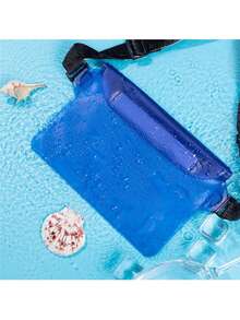 1pc Waterproof Swimming Diving Bag, PVC Waist Bag Shoulder Bag, Underwater Phone Case, Waterproof Waist Bag PVC Bag Waist Bag For Men And Women With Adjustable Waist Belt, Waterproof Dry Bag To Keep Cell Phone And Valuables And Dry, Great For Kayaking, Beach, Camping And Swimming