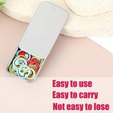 20/50/100 Stück Mehrfarbige Metall Spiral Maschenmarkierer, Offene Metall Maschenmarkierer Häkelmarkierer mit Aufbewahrungsbox, für Häkelkleidung Markierung, DIY Bastelprojekte, Nähgarn Nadel Strickmaschen Verfolgungsmarkierer - Verschiedenfarbig - Übersicht 8