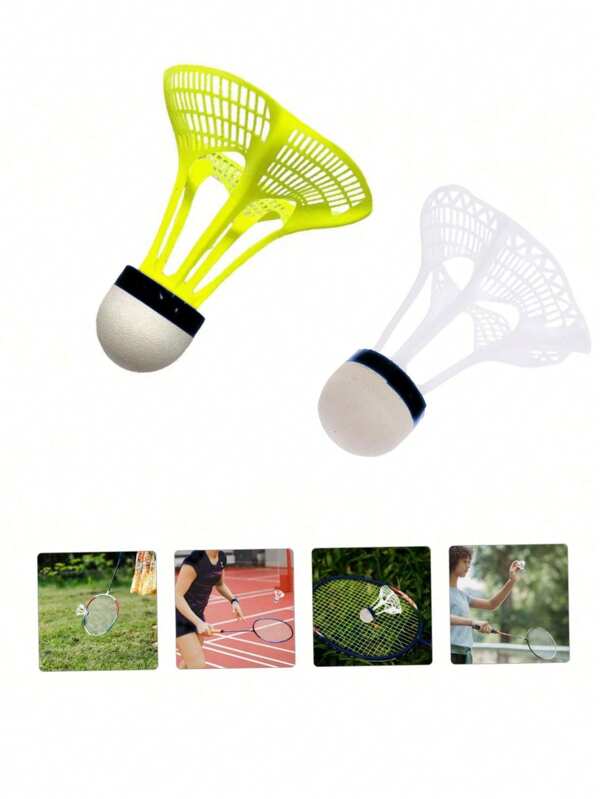 12 Packs Wind-Resistant Nylon Shuttlecocks - PA Material Badminton Birds For Training & Competitive Play, Aerodynamic Design Enhances Flight Stability (Outdoor/Indoor Use, Perfect For Athletes & Enthusiasts)