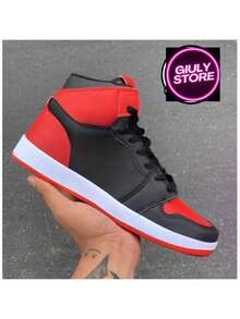 Men's Women's Casual High-Top Basketball Boot Sneakers Mj 1 Boot Various Colors 34 To 43 Chicago - Chicago - 查看 2