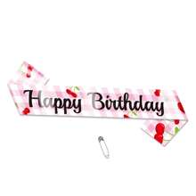 New Birthday Party Decorations Shoulder Straps, Cute Cherry & Strawberry Shoulder Straps For Birthday Party Costume, Photo Props