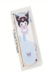 Sanrio 15 piezas Sanrio Melody, Marcador KT, Marcador de inserción hueco pequeño, Soporte de libro de texto, novela y material escolar, de vuelta a la escuela