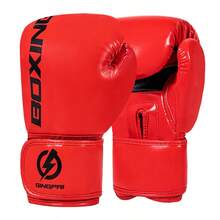 GINGPAI Youth Boxing Gloves, Breathable Thickened Fighting Gloves For Adults, Muay Thai Training