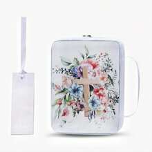 Bible Cover For Women With Flowers Printing, Bible Case,Bible Bag, Study Bible Case,Covers For Bible,Bible Boooks Covers
