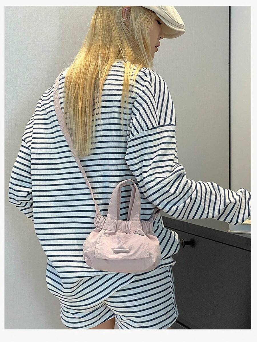 Japanese-Korean Style Model - Small Foldable Women's Crossbody Shoulder Bag - Lightweight, Suitable For Mobile Phones