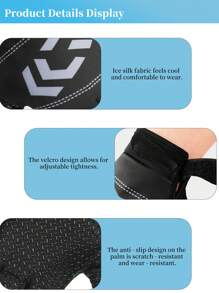 1 Pair 3-Finger Fishing Gloves, Waterproof Saltwater/Freshwater Fishing Gear, Anti-Slip Breathable Leather Fingerless Gloves For Fishing, Cycling, Sports, Suitable For Summer