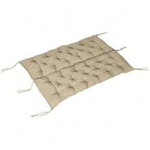 3 Seater Outdoor Bench Swing Chair Replacement Cushions - Khaki - View 7
