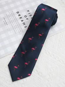 1pc Unisex Animal Pattern Polyester Necktie, Workplace AccessoryMen Necktie - Multicolor - View 16