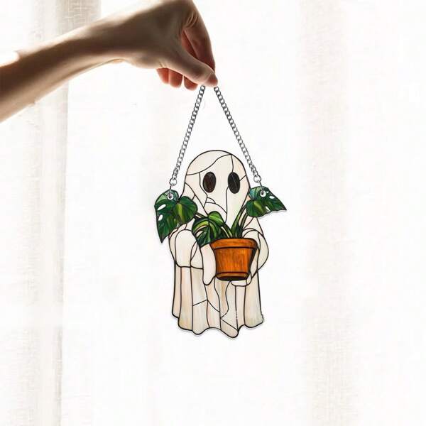 New Acrylic Halloween Mini Pendant Decoration, Indoor Outdoor Holiday Window Display Hanging Decor Home Decor Halloween Decor Fall Decor Room Decor
