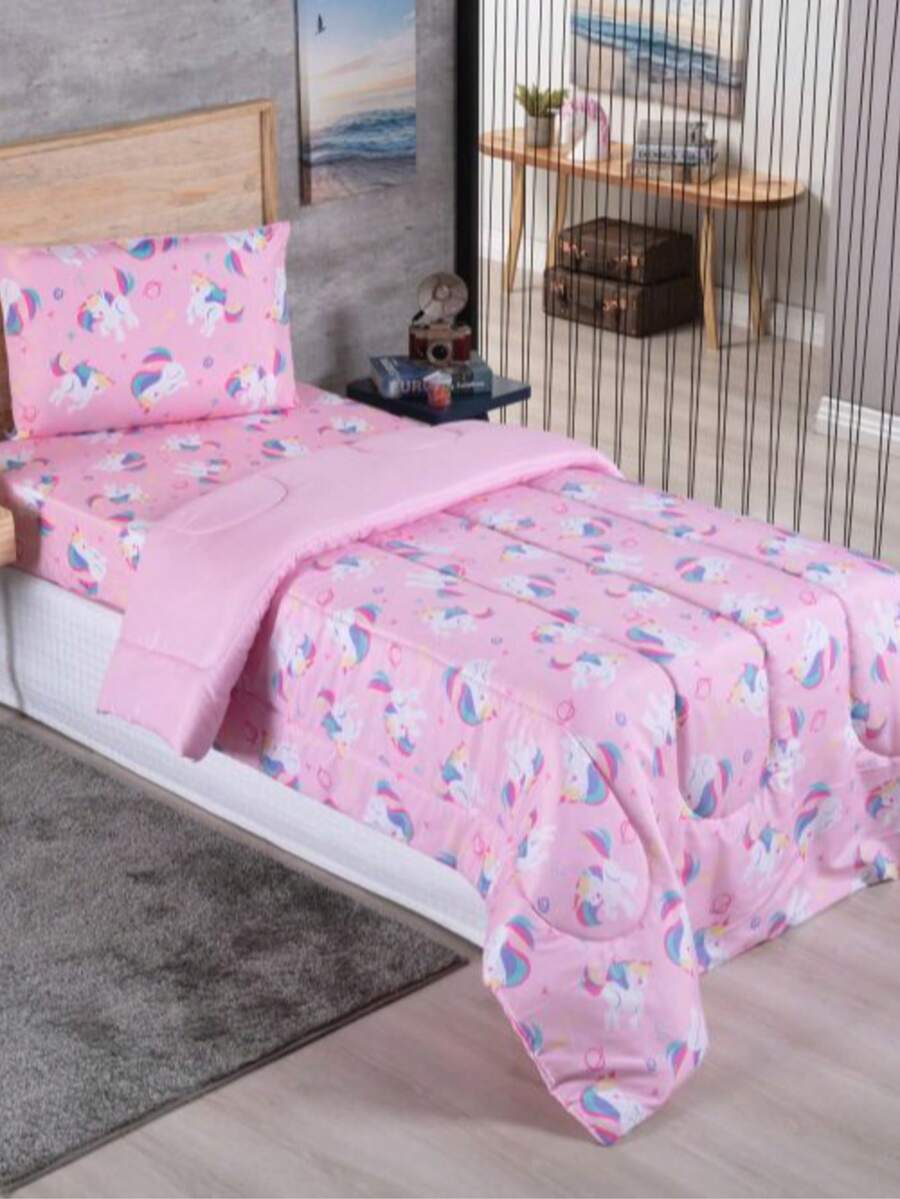 Alegria Single Duvet Cover Double-Sided Printed Children's Single Sheet Immediate Shipping